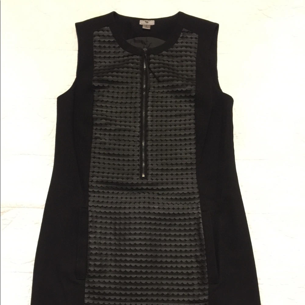 Black faux leather Dress